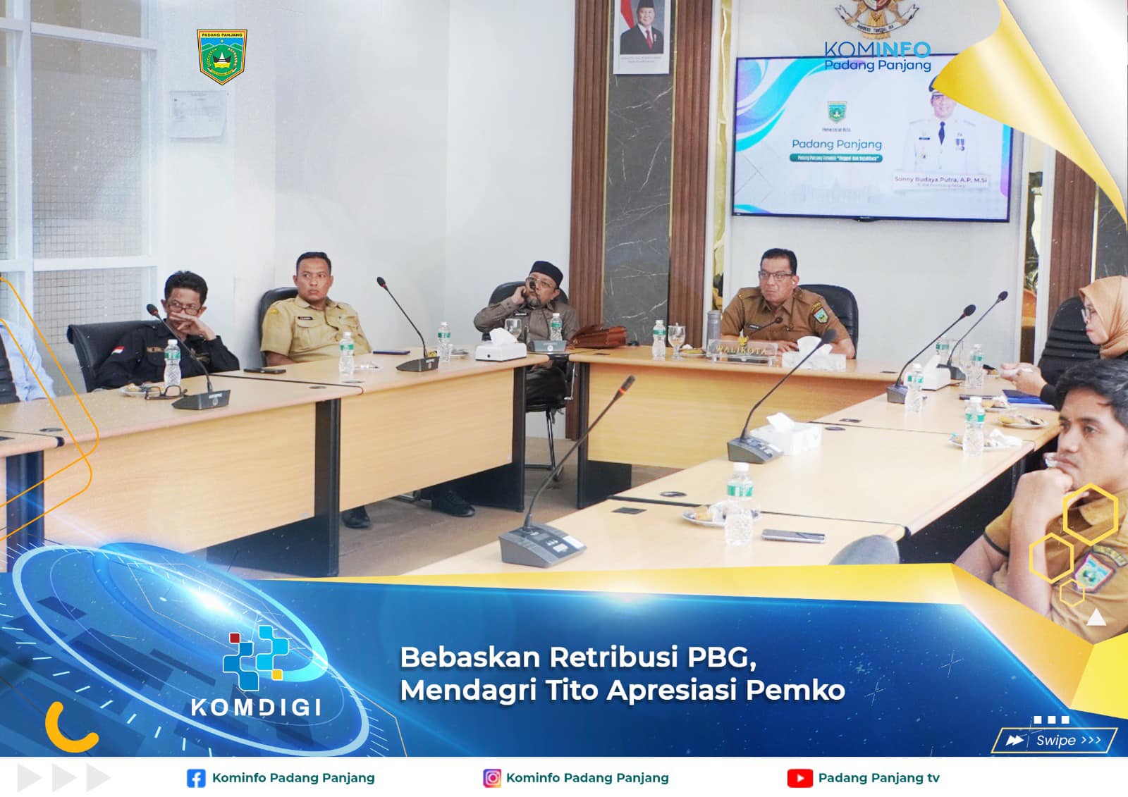 Bebaskan Retribusi PBG, Mendagri Tito Apresiasi Pemko